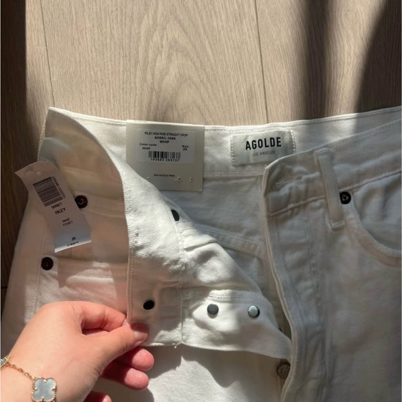 Agolde Off-White Denim Jeans - Picture 3 of 3